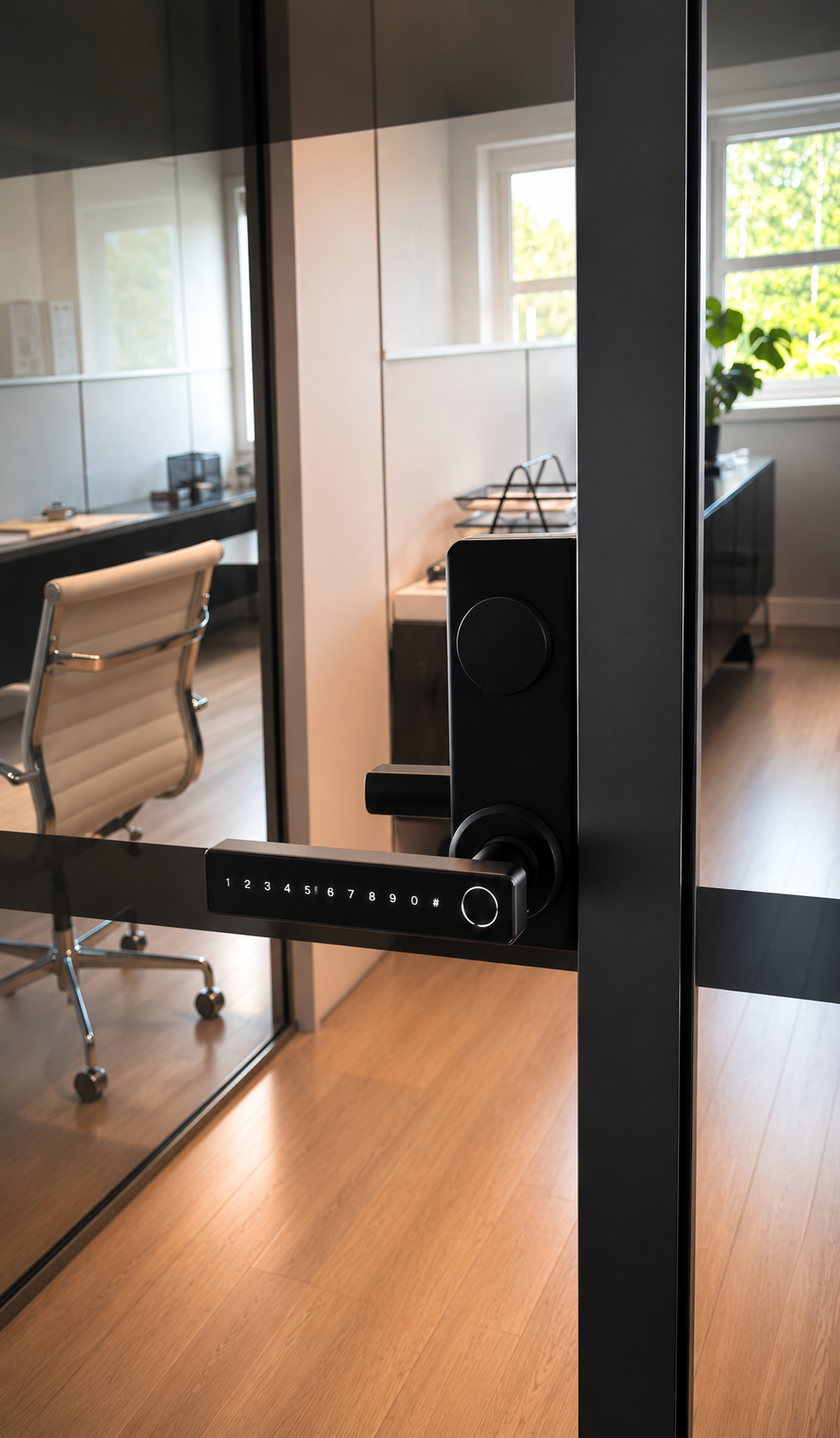 Poignée intelligente Solvotix S25 pour portes CreoNordic